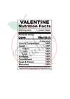 Valentine Nutrition Facts (PNG)