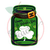 St. Patrick's Day Mason Jar (PNG)