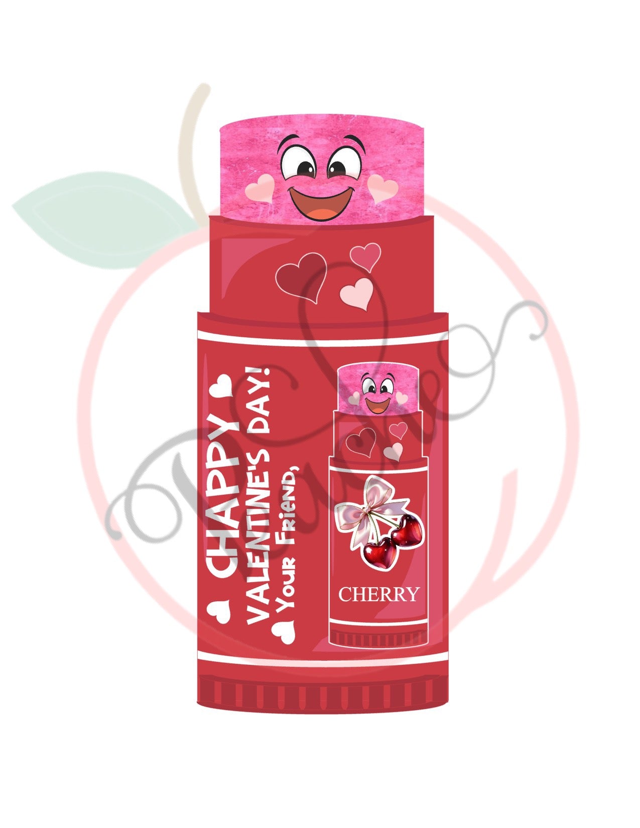 Chappy Valentine's Day (Chapstick Holder)(PNG)