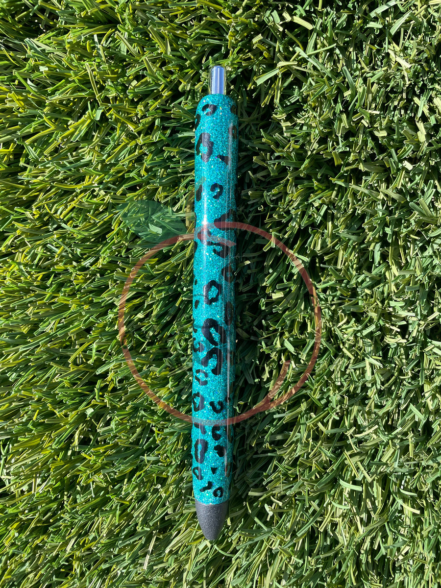 RTS Blue Leopard pen