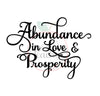 Abundance In Love and Prosperity (SVG)