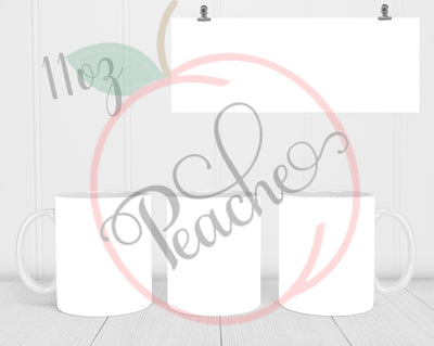 11oz Customizable White Ceramic Mug