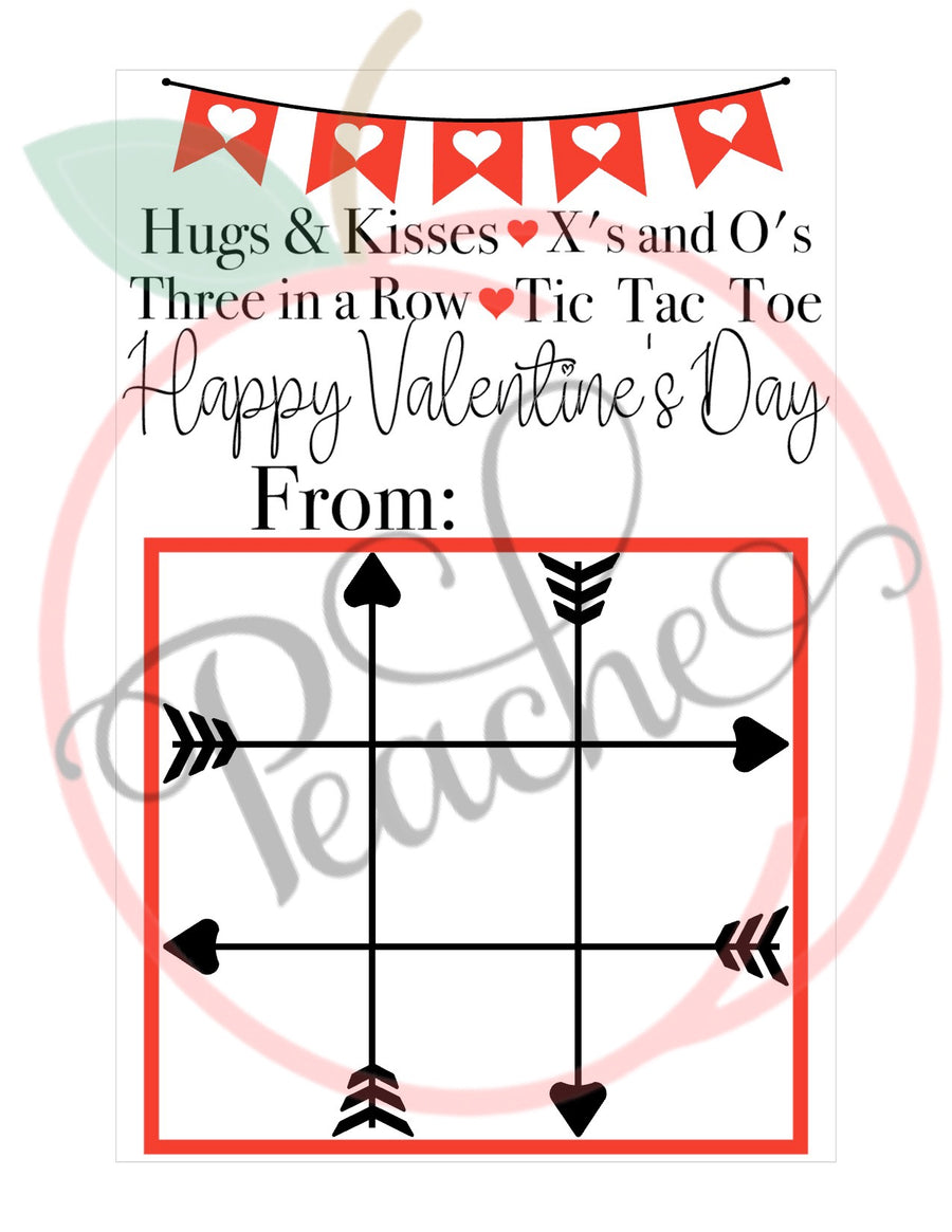 Valentine's Tic Tac Toe (PNG)