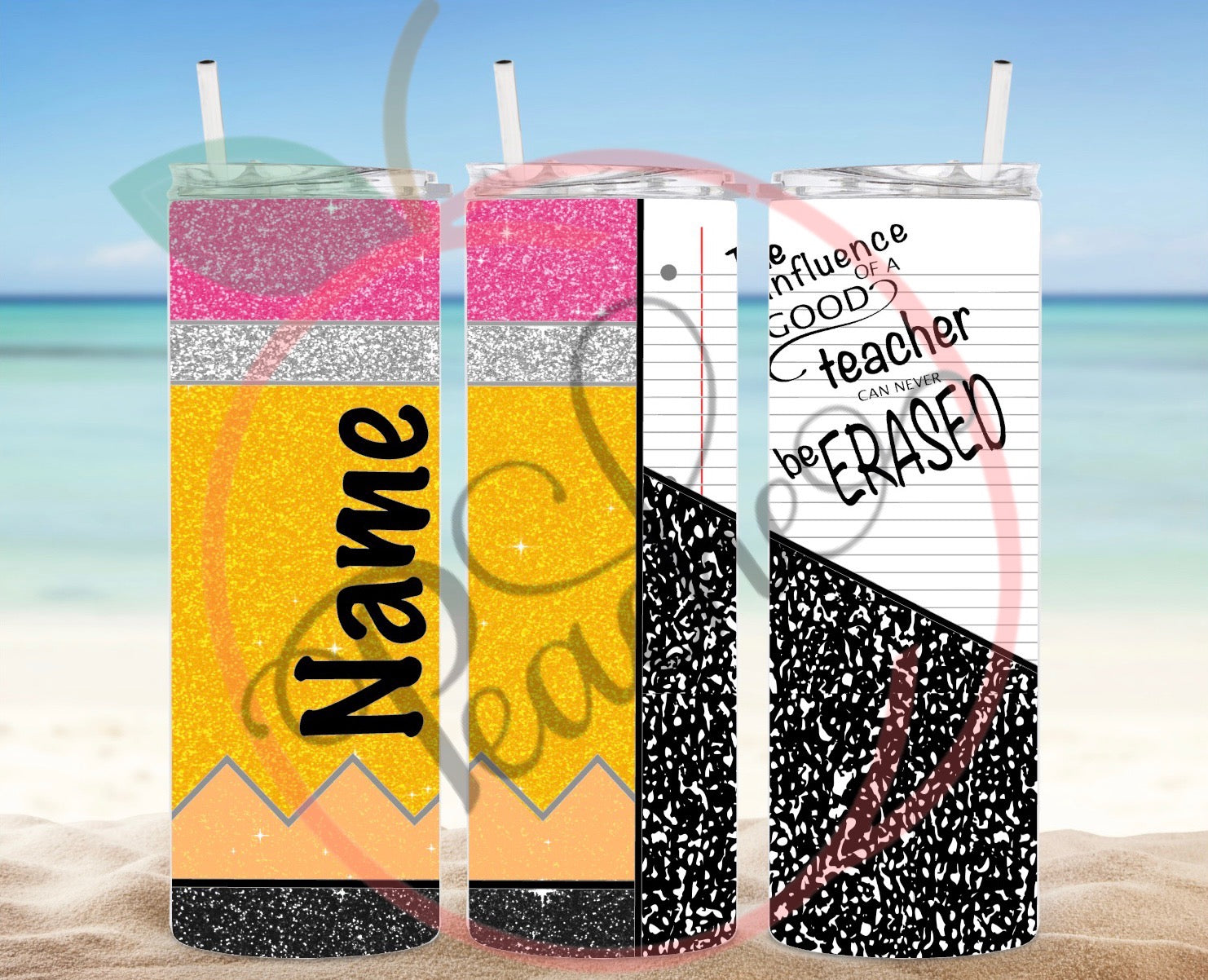 The Influence of good teacher can never be erased Boy Sublimation Tumbler