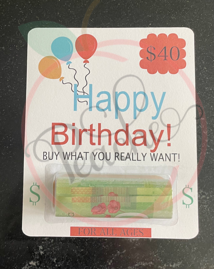 Custom Money Holder with clear pouch