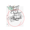 The influence of a good Teacher can never Be Erased lined paper (PNG)
