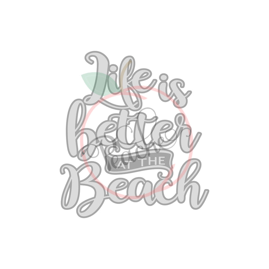 Life Is Better At The Beach (Offset) (SVG)