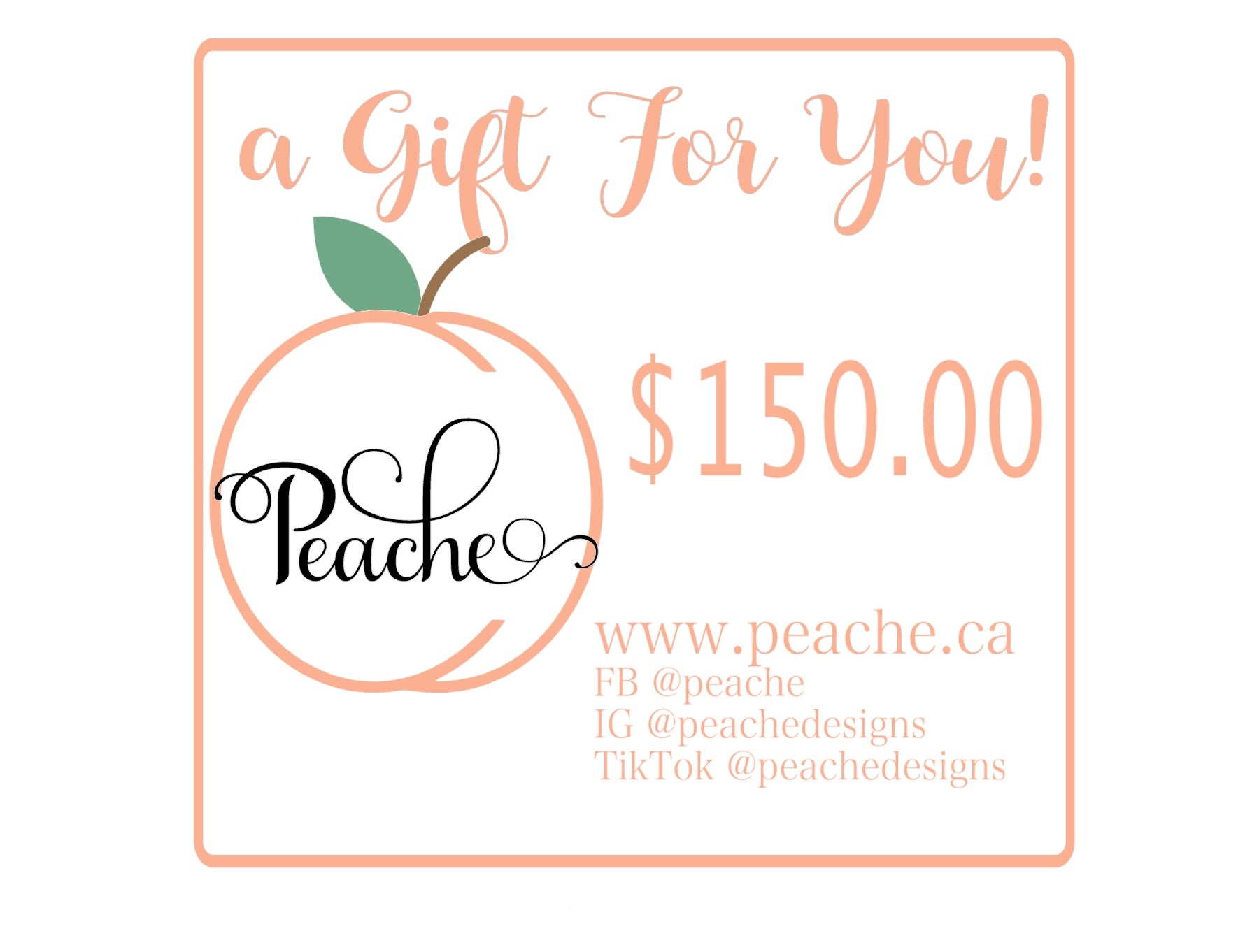 Peache Gift Cards