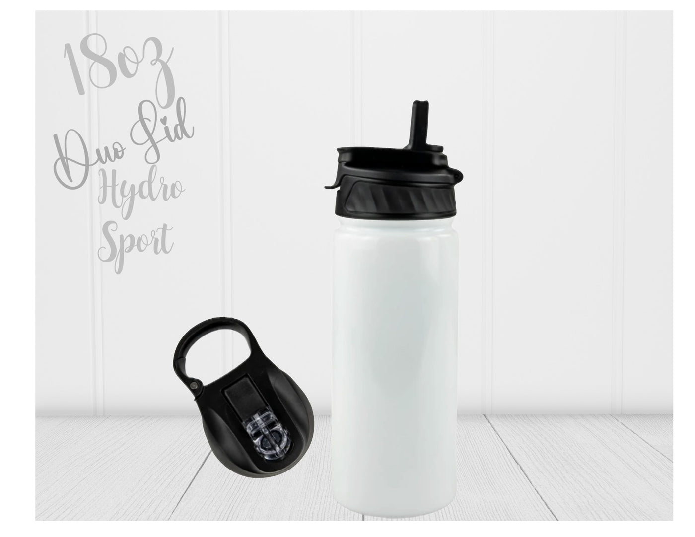 18oz Customizable Sublimation Dual Lid Hydro Sport Stainless Steel Tumbler