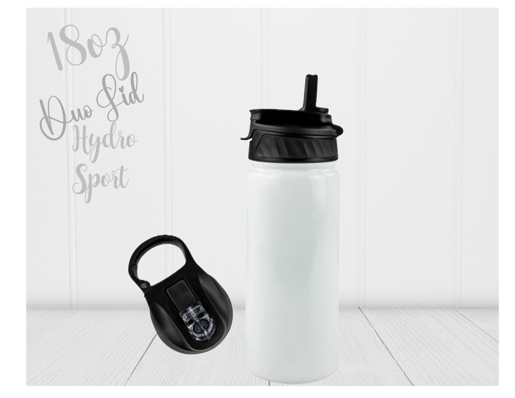 18oz Customizable Sublimation Dual Lid Hydro Sport Stainless Steel Tumbler