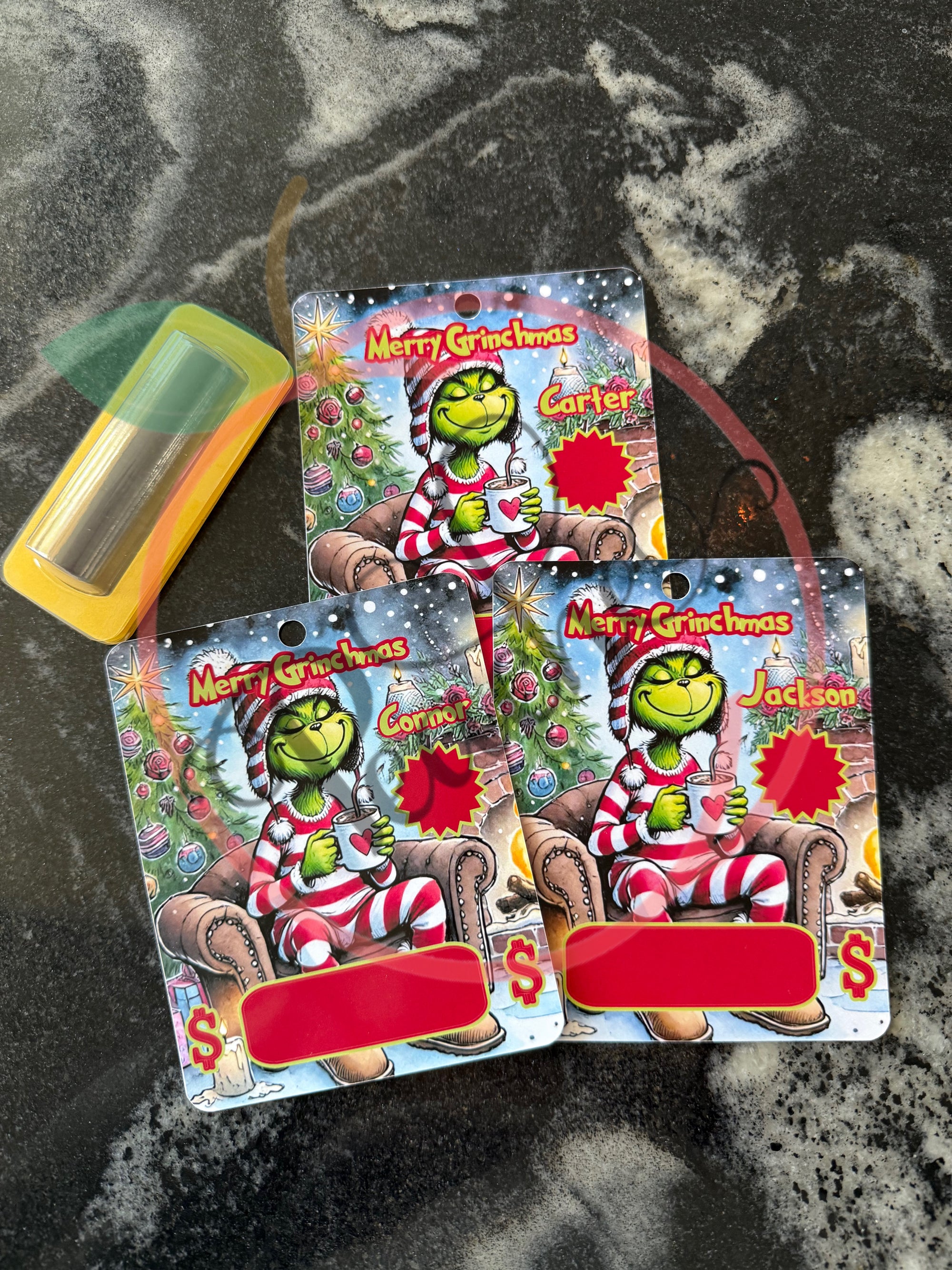 Custom Money Holder with clear pouch