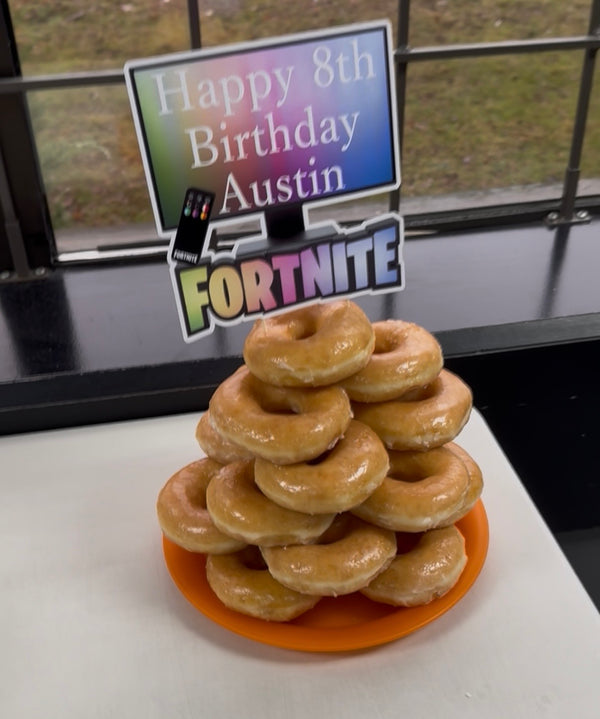 Custom Donut Cake Topper - Peache.ca