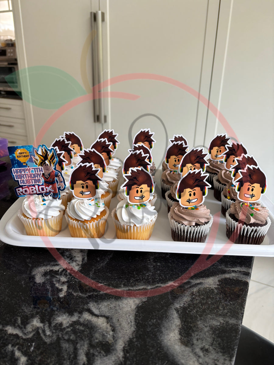 Double Sided Cupcake Toppers