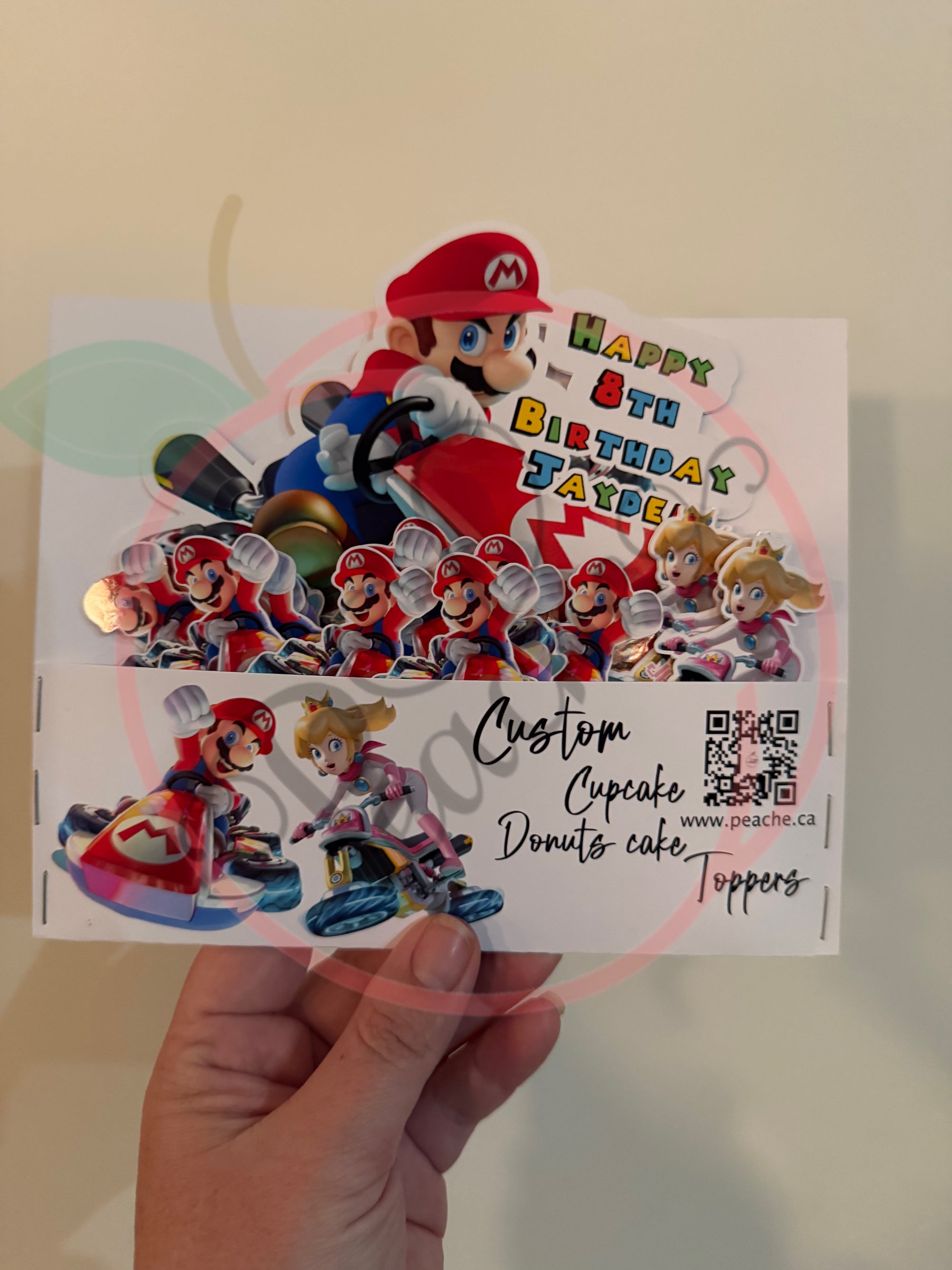 Double Sided Cupcake Toppers