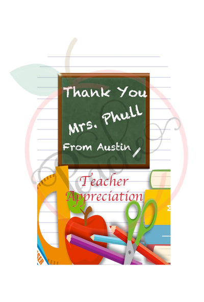 Teacher appreciation (Gift Tag) (PNG)