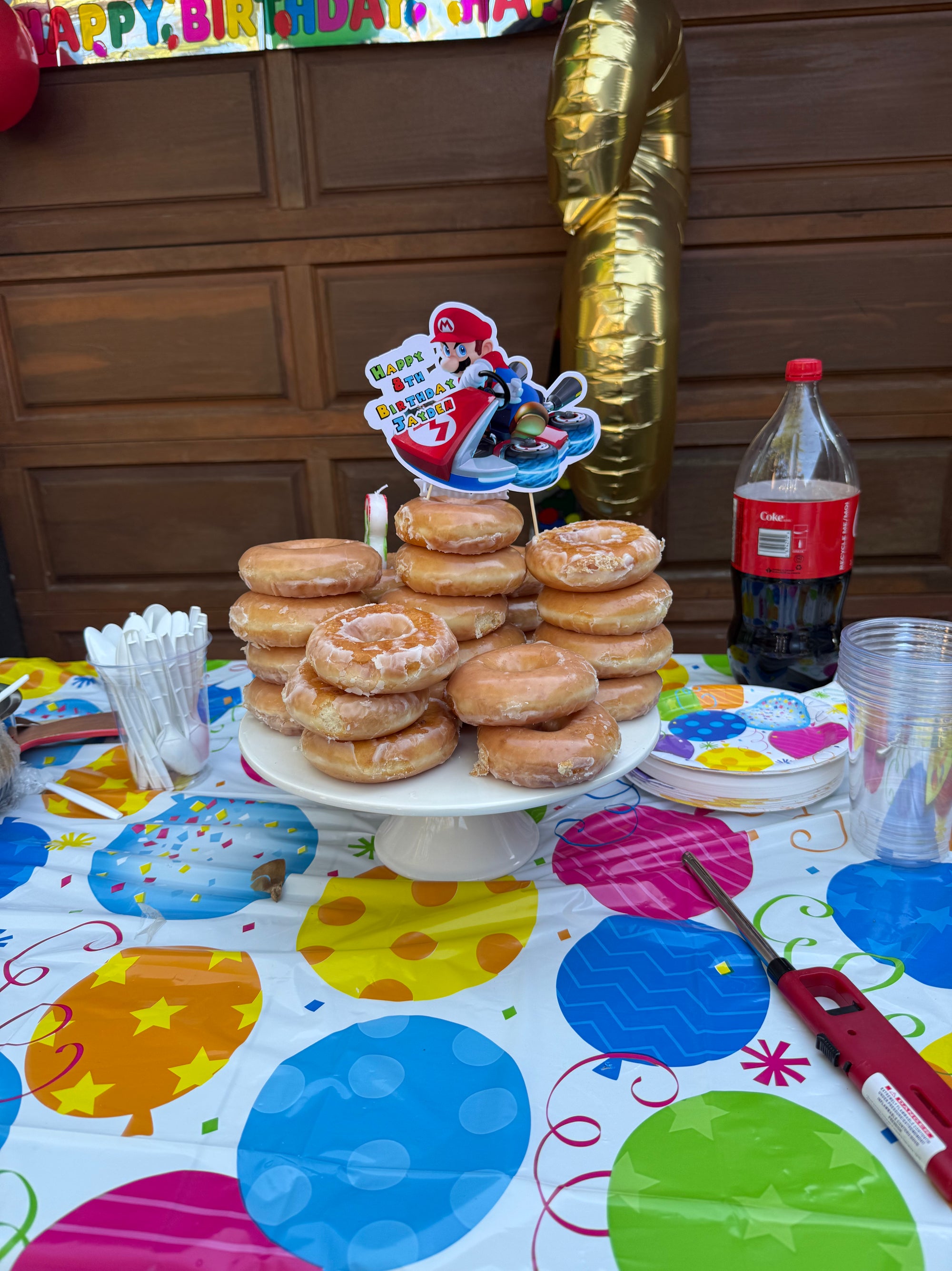 Custom Double Side Donut Cake Topper