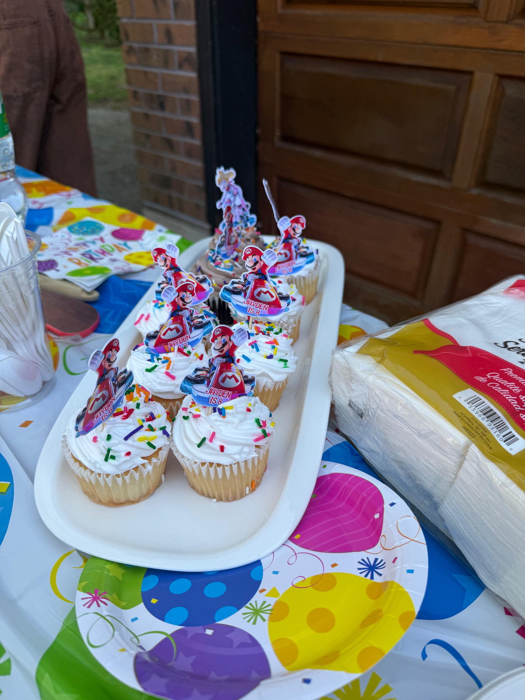 Double Sided Cupcake Toppers