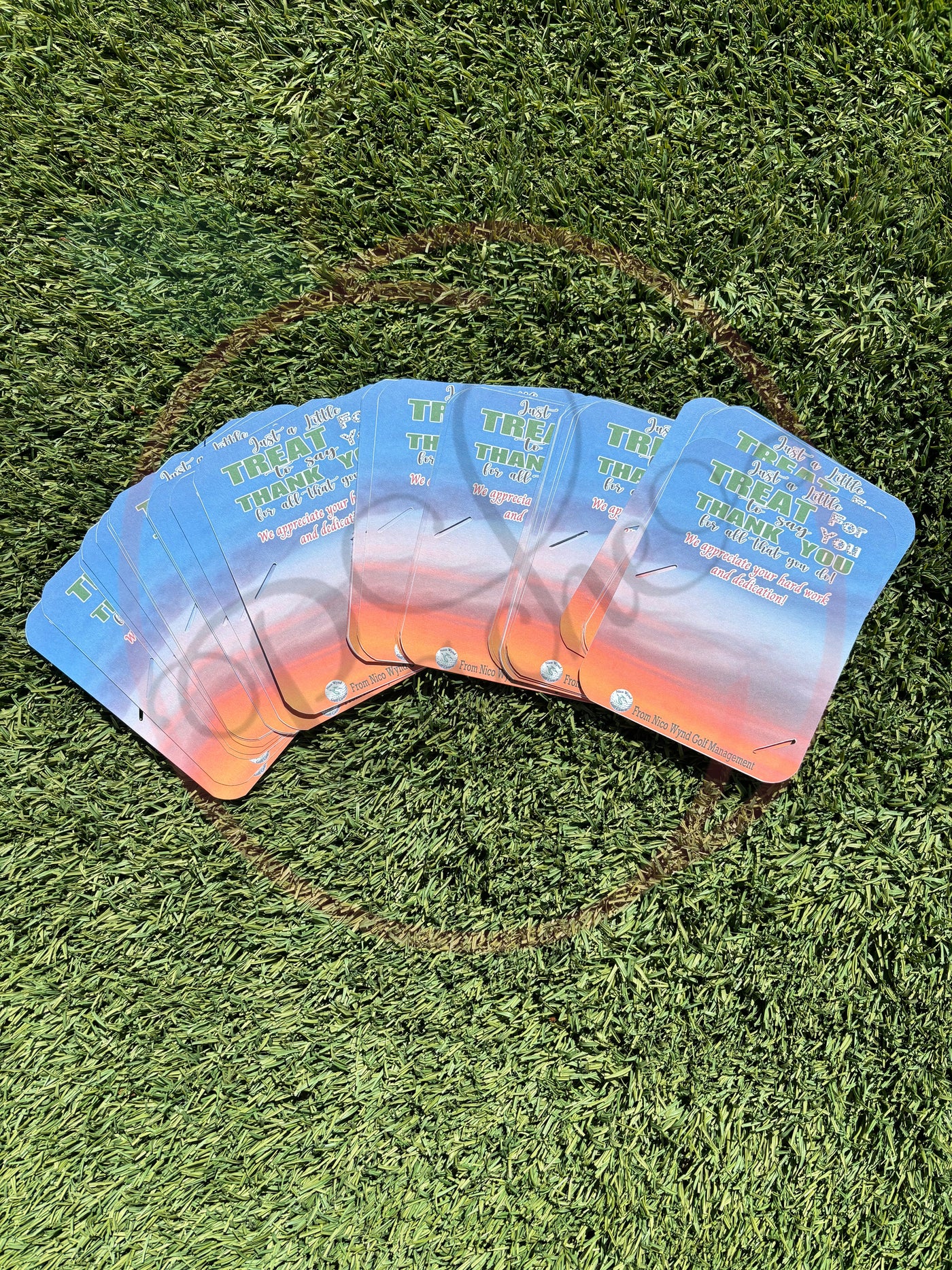 Single Sided Matte Gift Card Holder