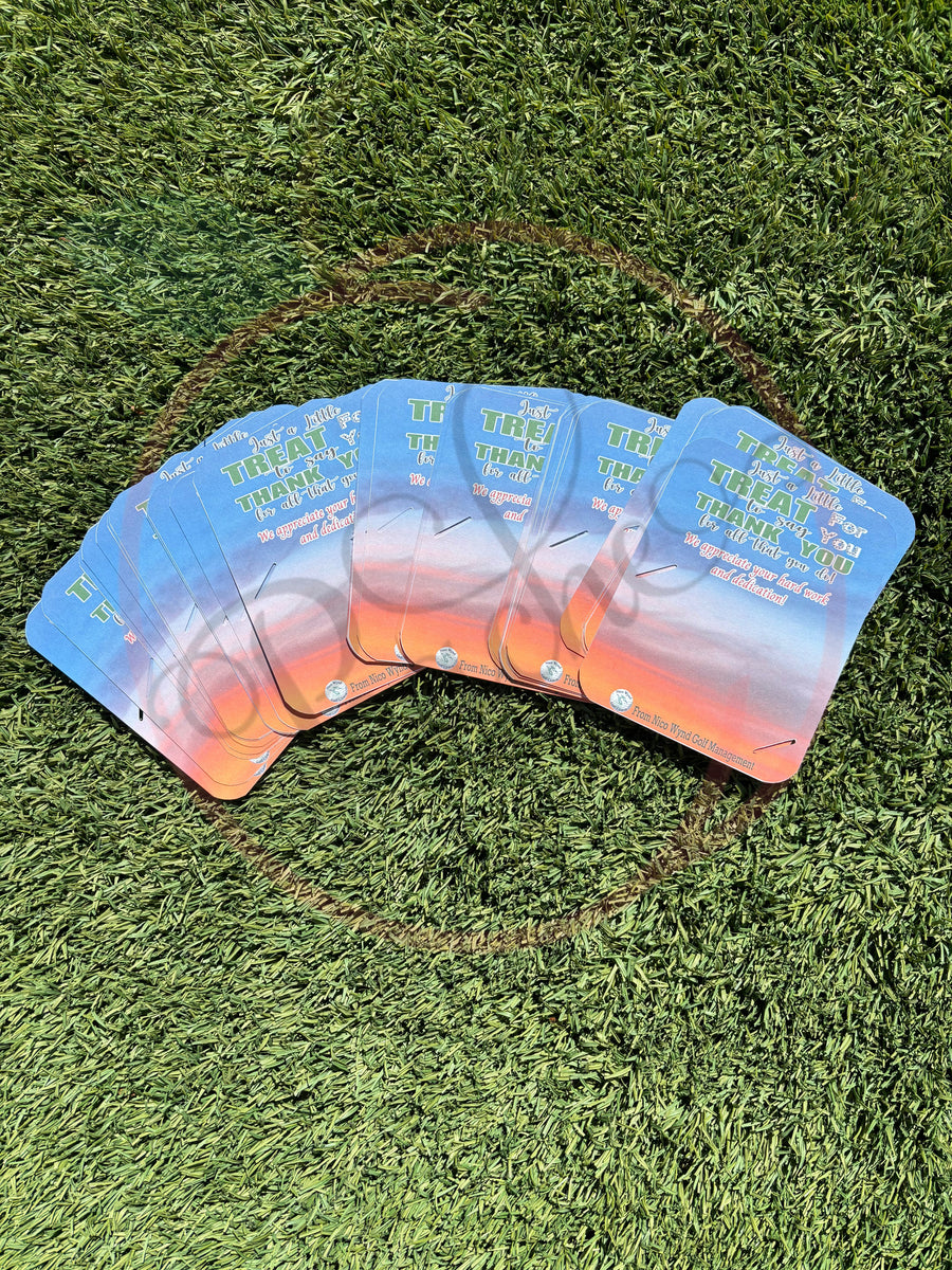 Single Sided Matte Gift Card Holder