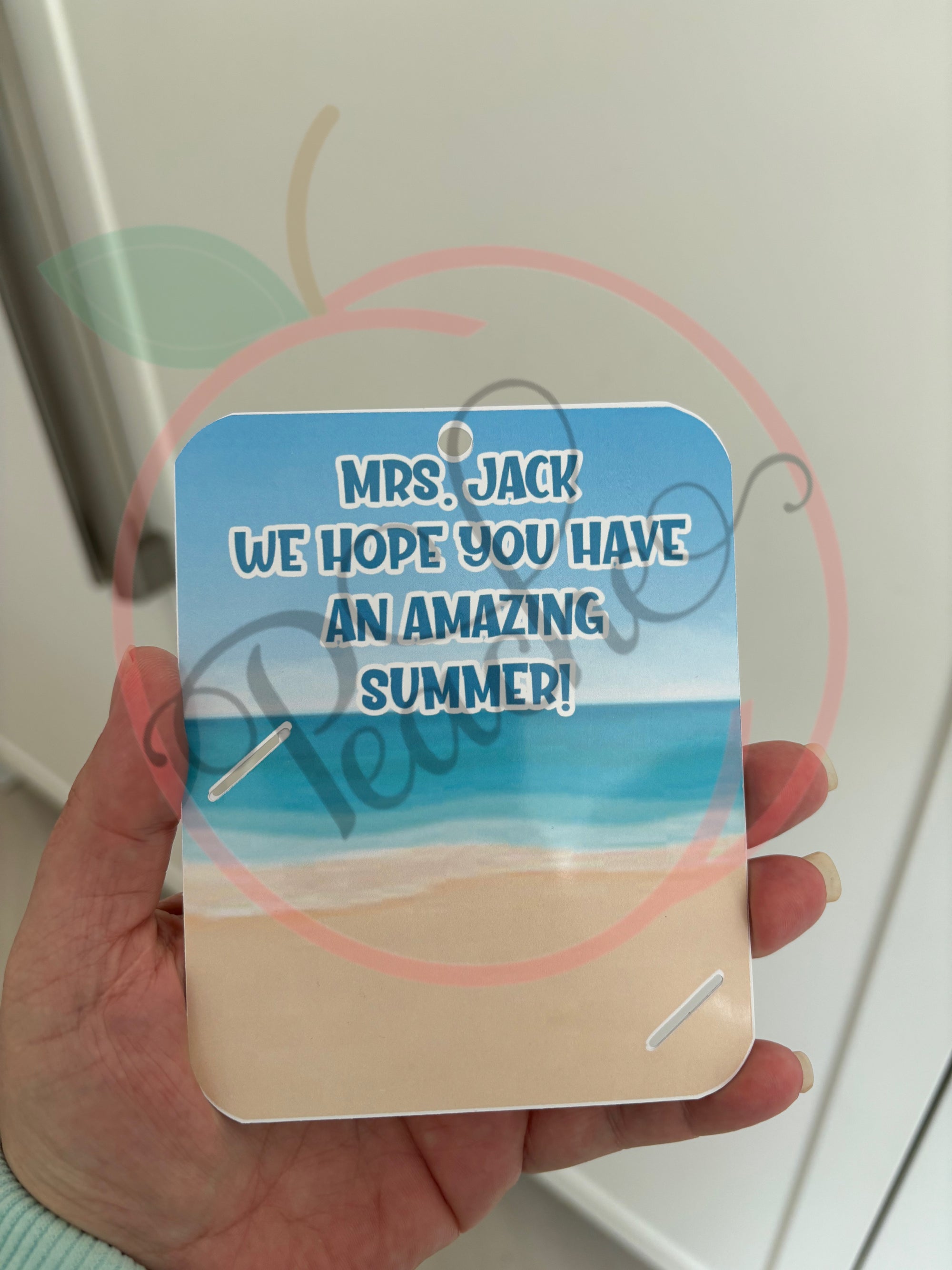 Double Sided Glossy Gift Card Holder