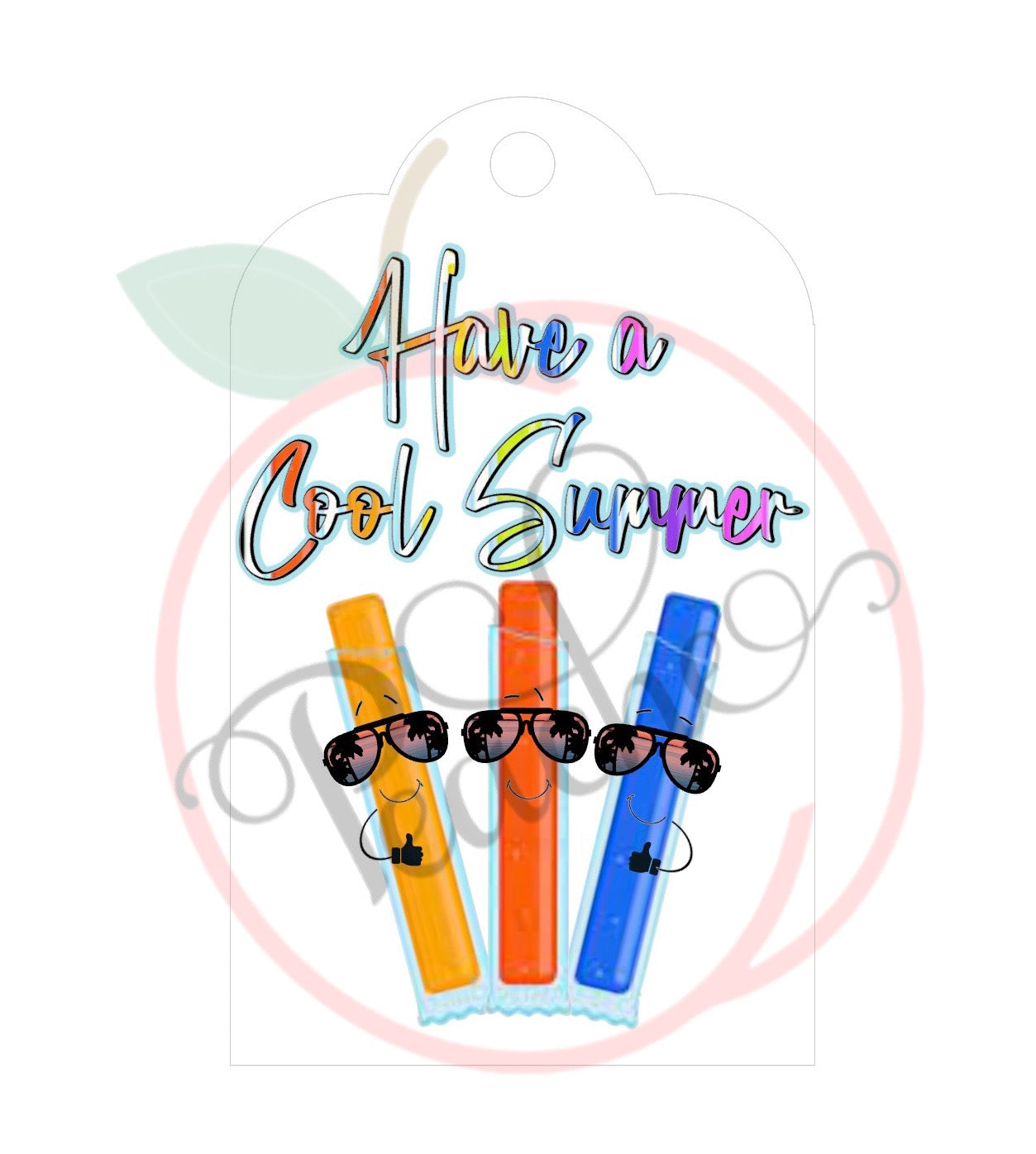 Have A Cool Summer (Gift Tag) (PNG)