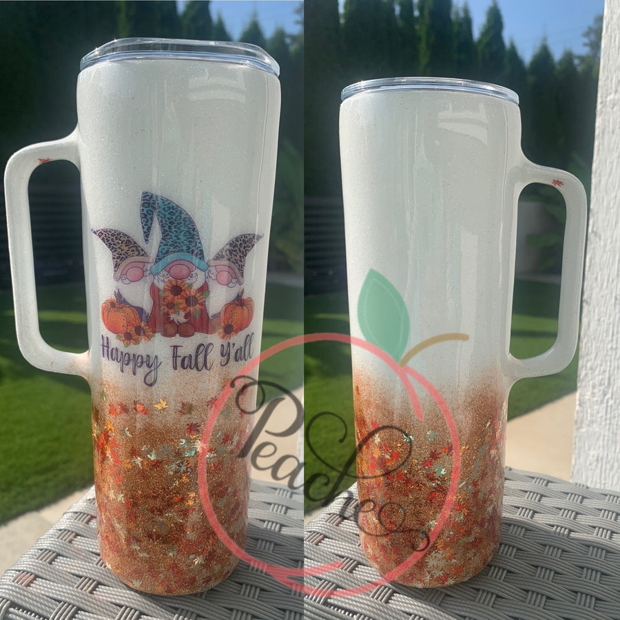 RTS Gnome pumpkins Happy Fall Y'all