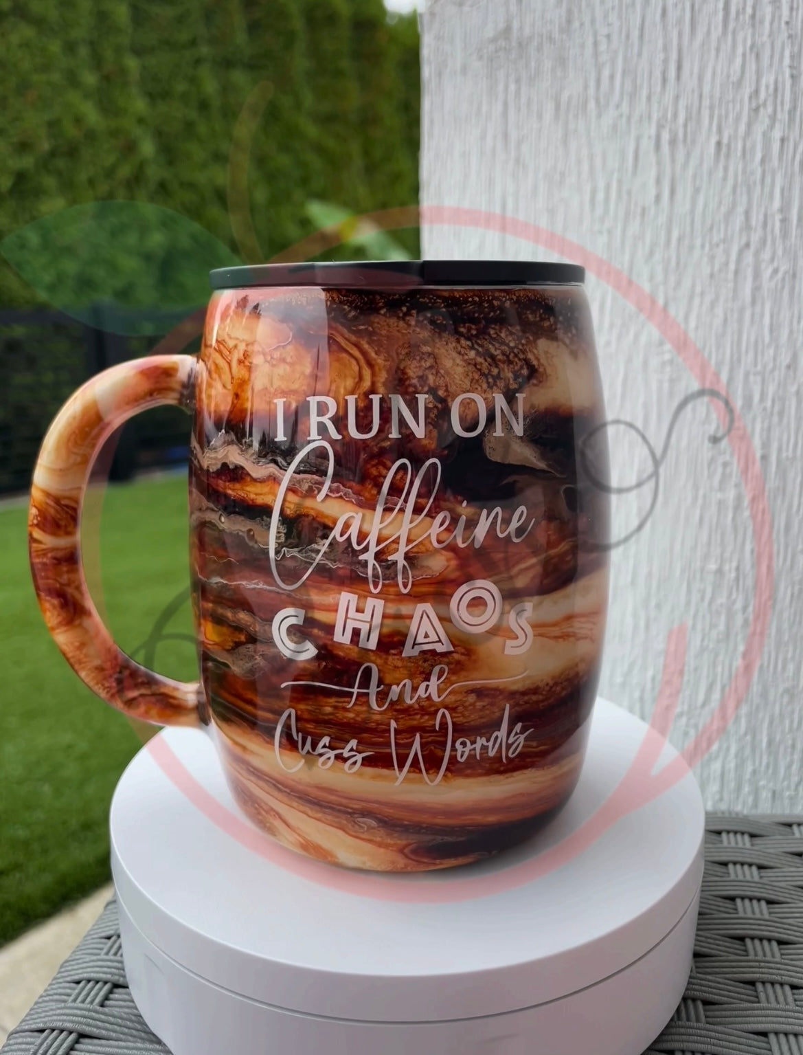 RTS I Run On Caffeine Chaos and Cuss words.