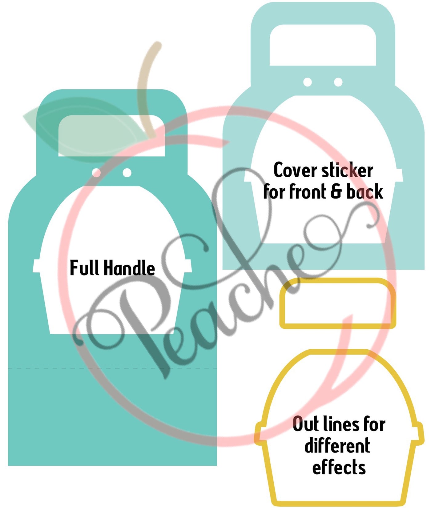 8oz dome cup holder-SVG