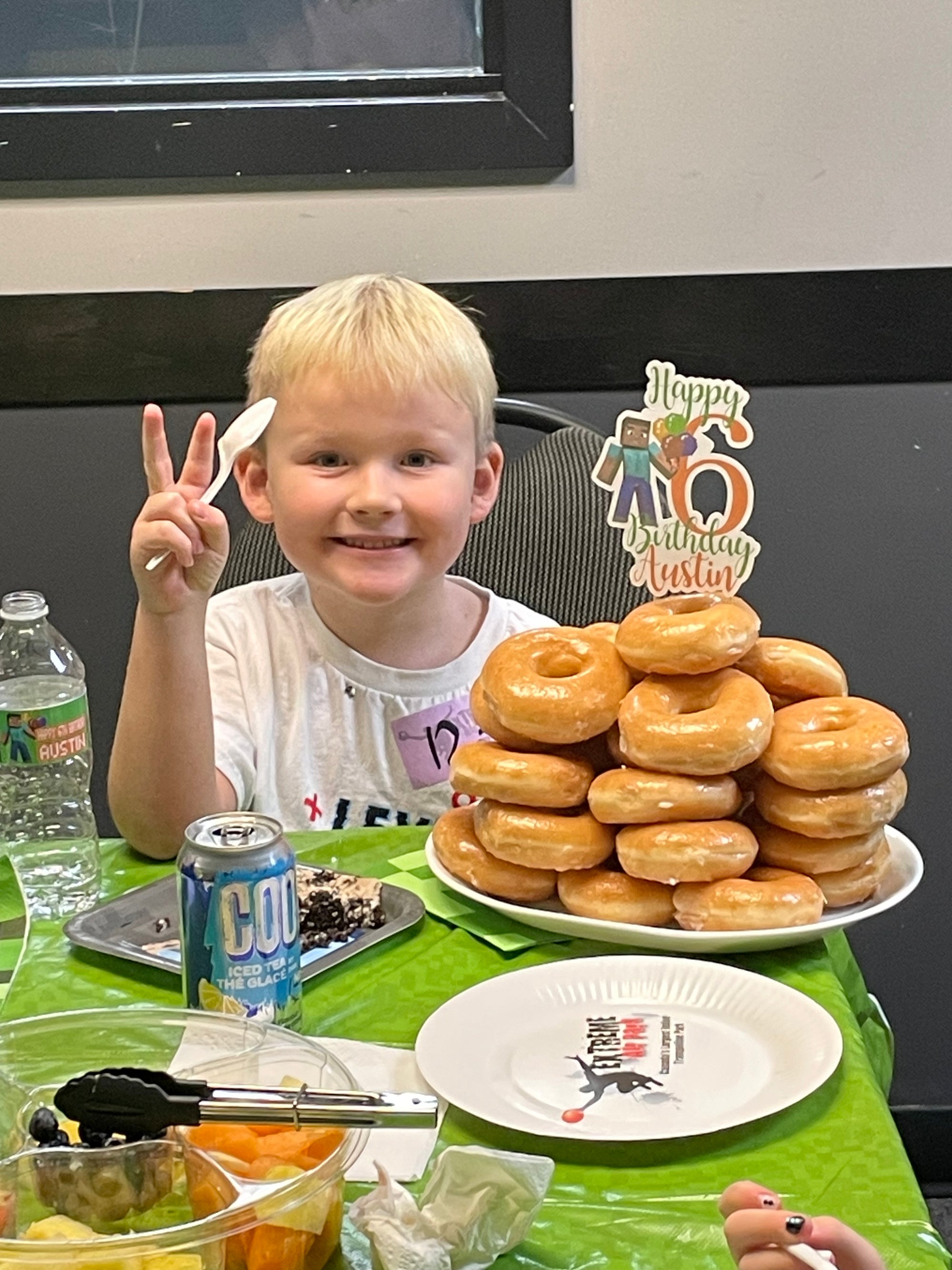 Custom Double Side Donut Cake Topper