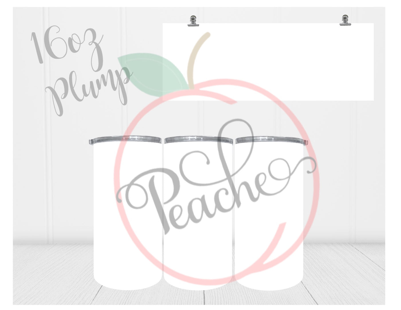 16oz Plump Customizable Stainless Steel Sublimation Tumbler