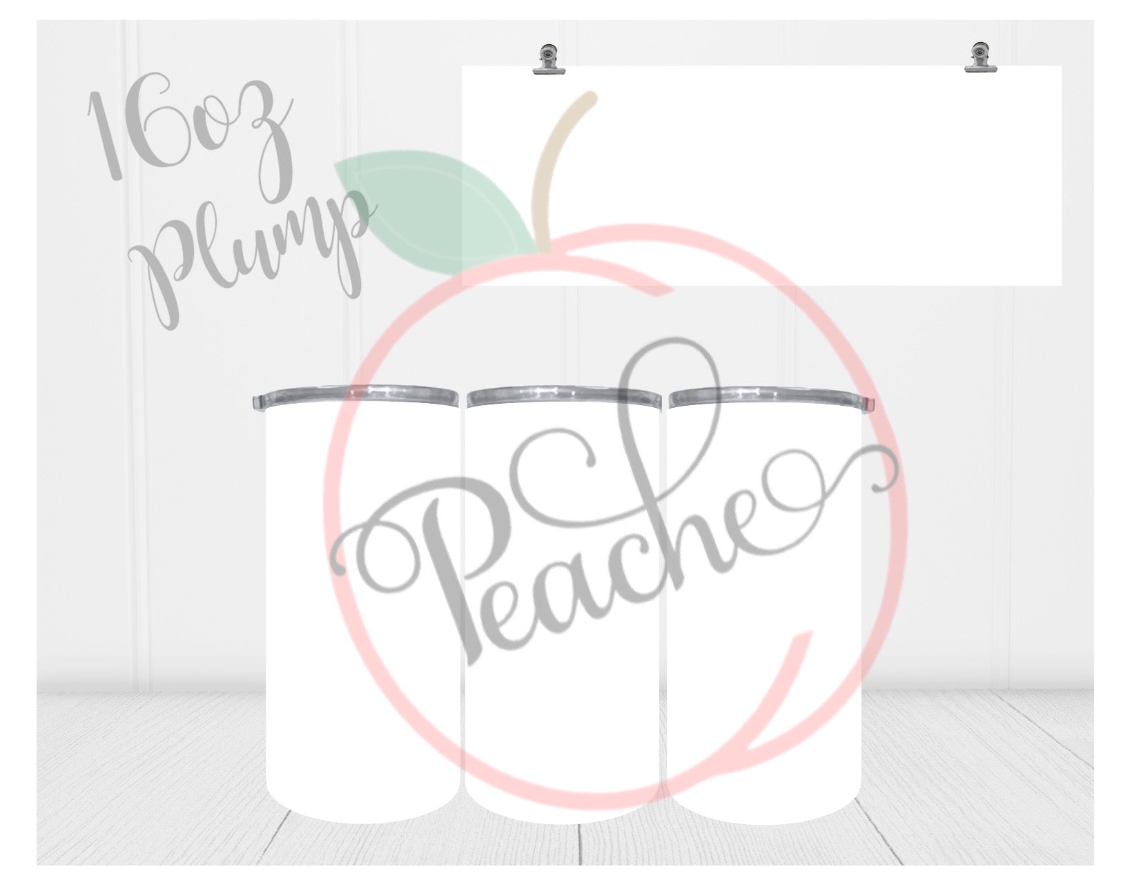 16oz Plump Customizable Stainless Steel Sublimation Tumbler