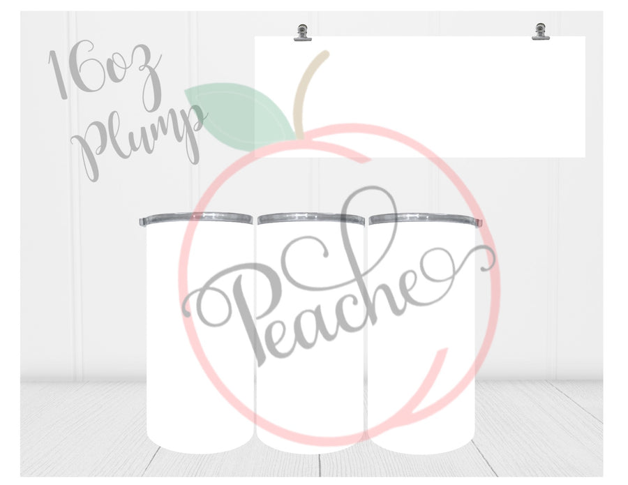 16oz Plump Customizable Stainless Steel Sublimation Tumbler