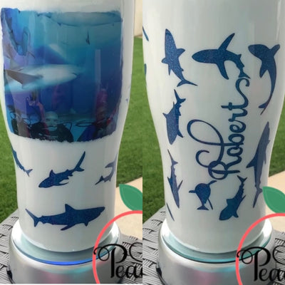 30oz Customizable Epoxy Modern Curve