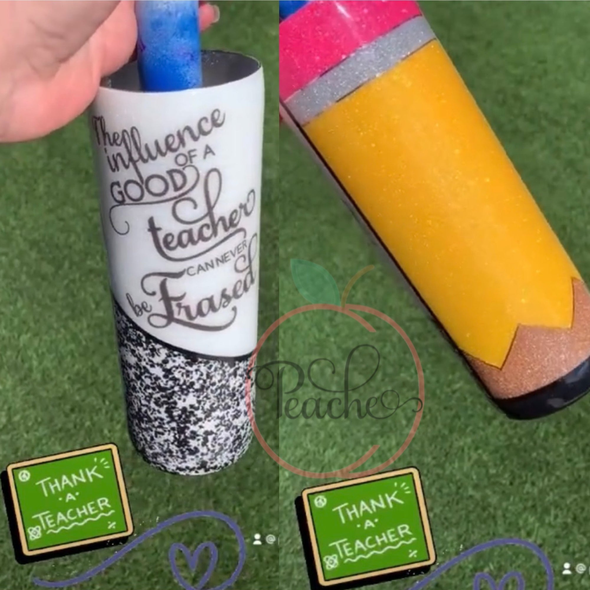 Teacher Assignment Pencil split Tumbler