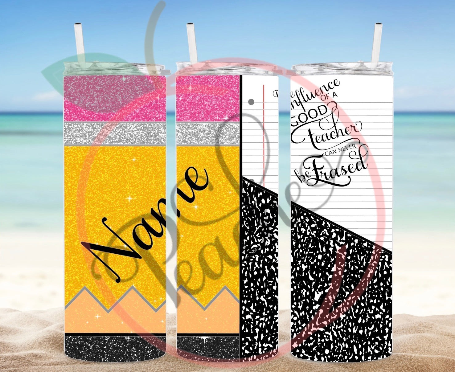 The Influence of good teacher can never be erased Girl Sublimation Tumbler