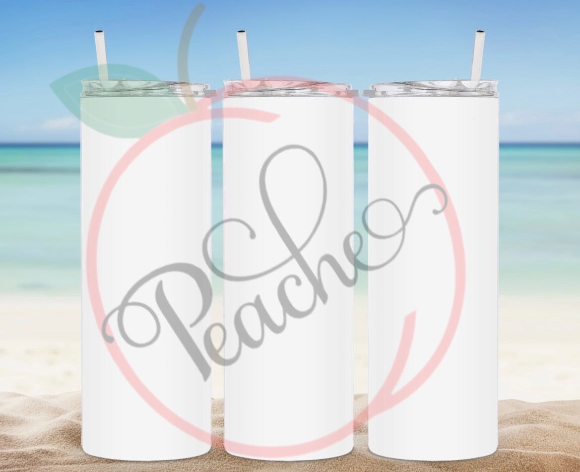 20oz Skinny Customizable Stainless Steel Sublimation Tumbler