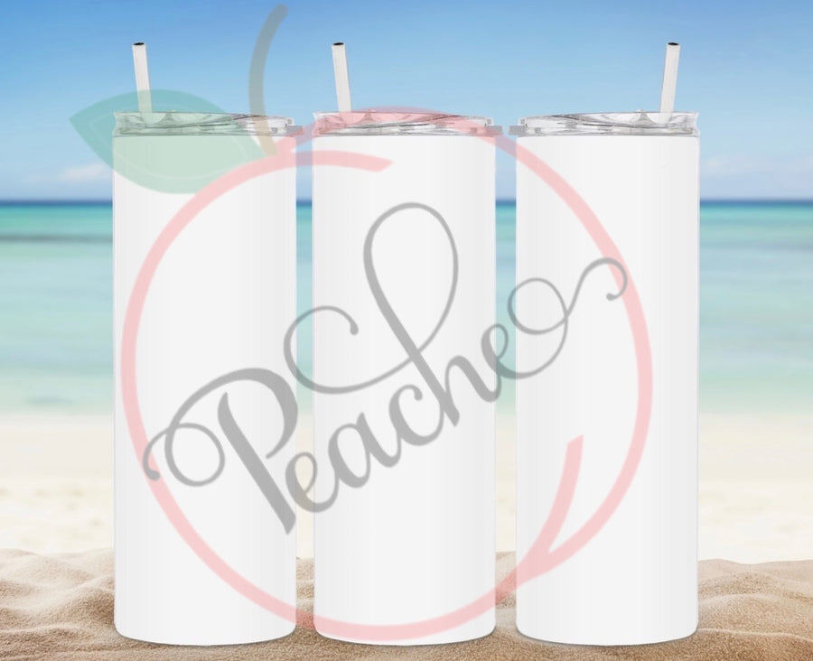 20oz Skinny Customizable Stainless Steel Sublimation Tumbler