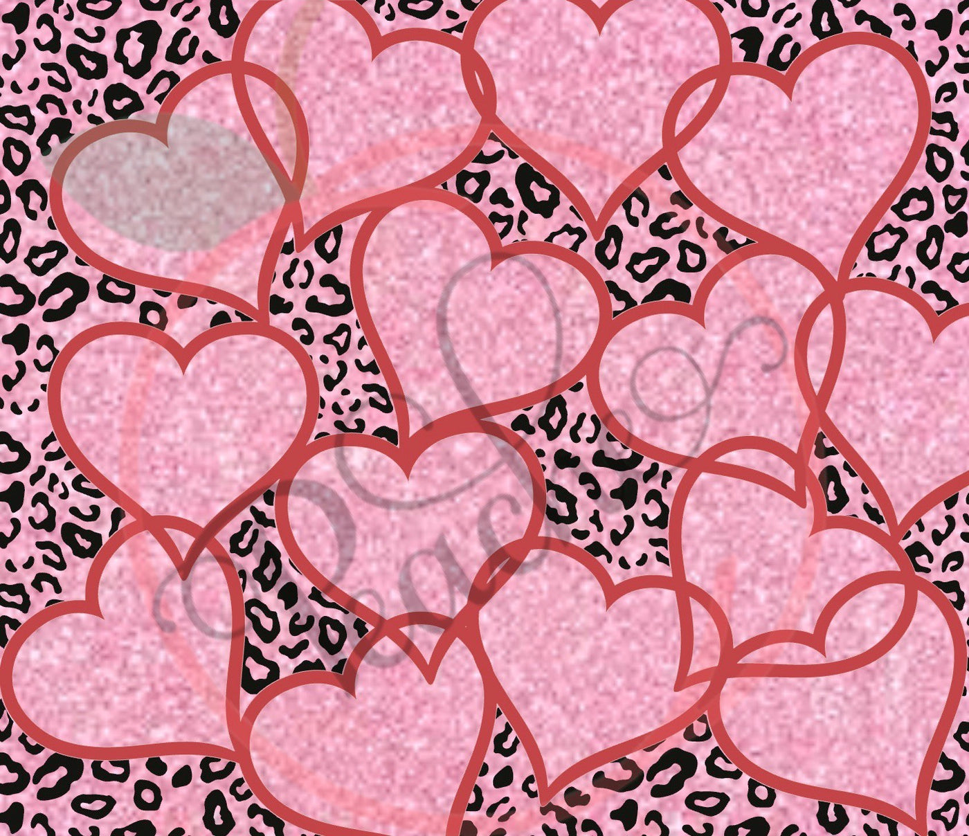 Heart Leopard Wrap (PNG)