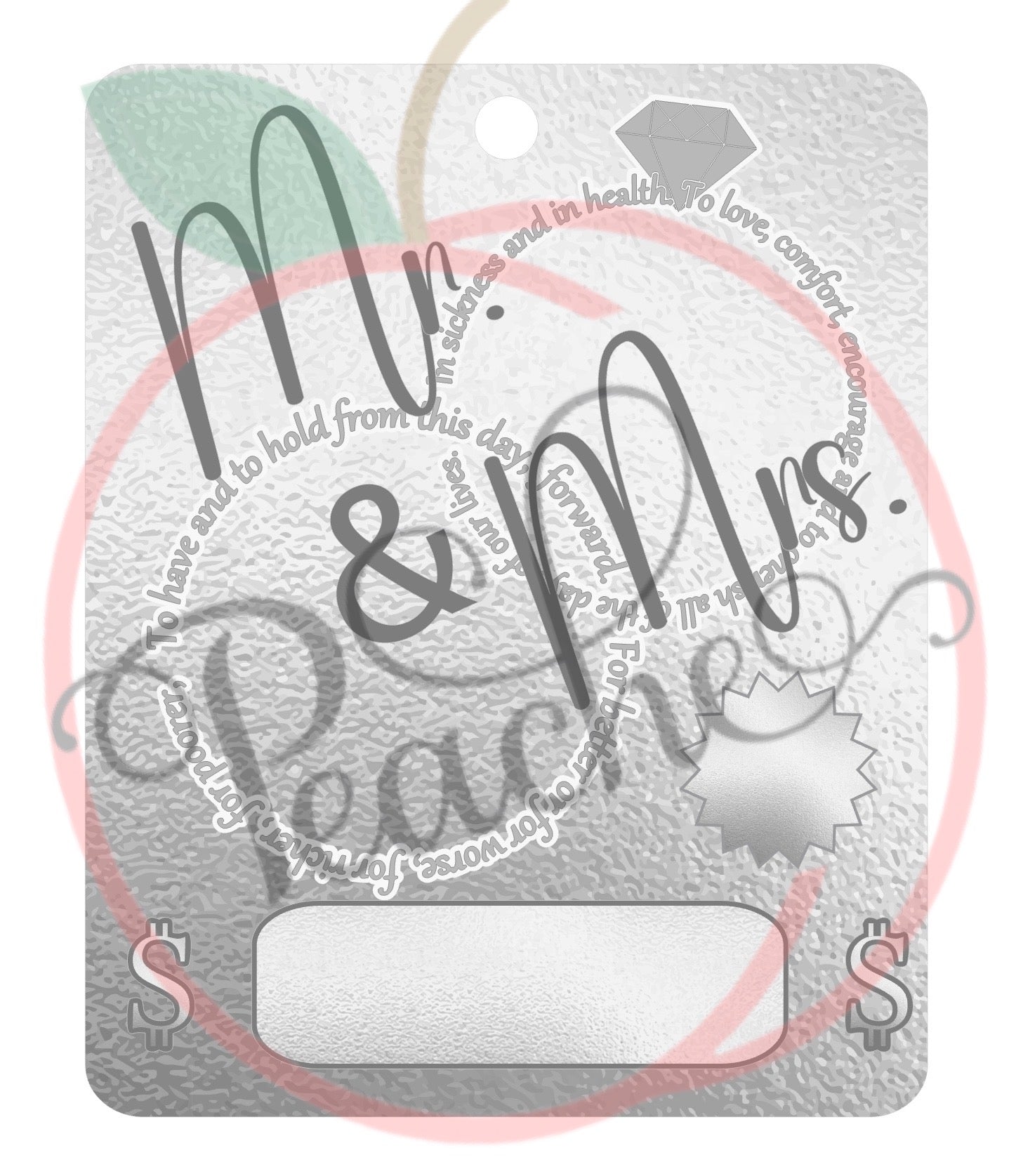 Money Holder - Mr. & Mrs. (PNG)