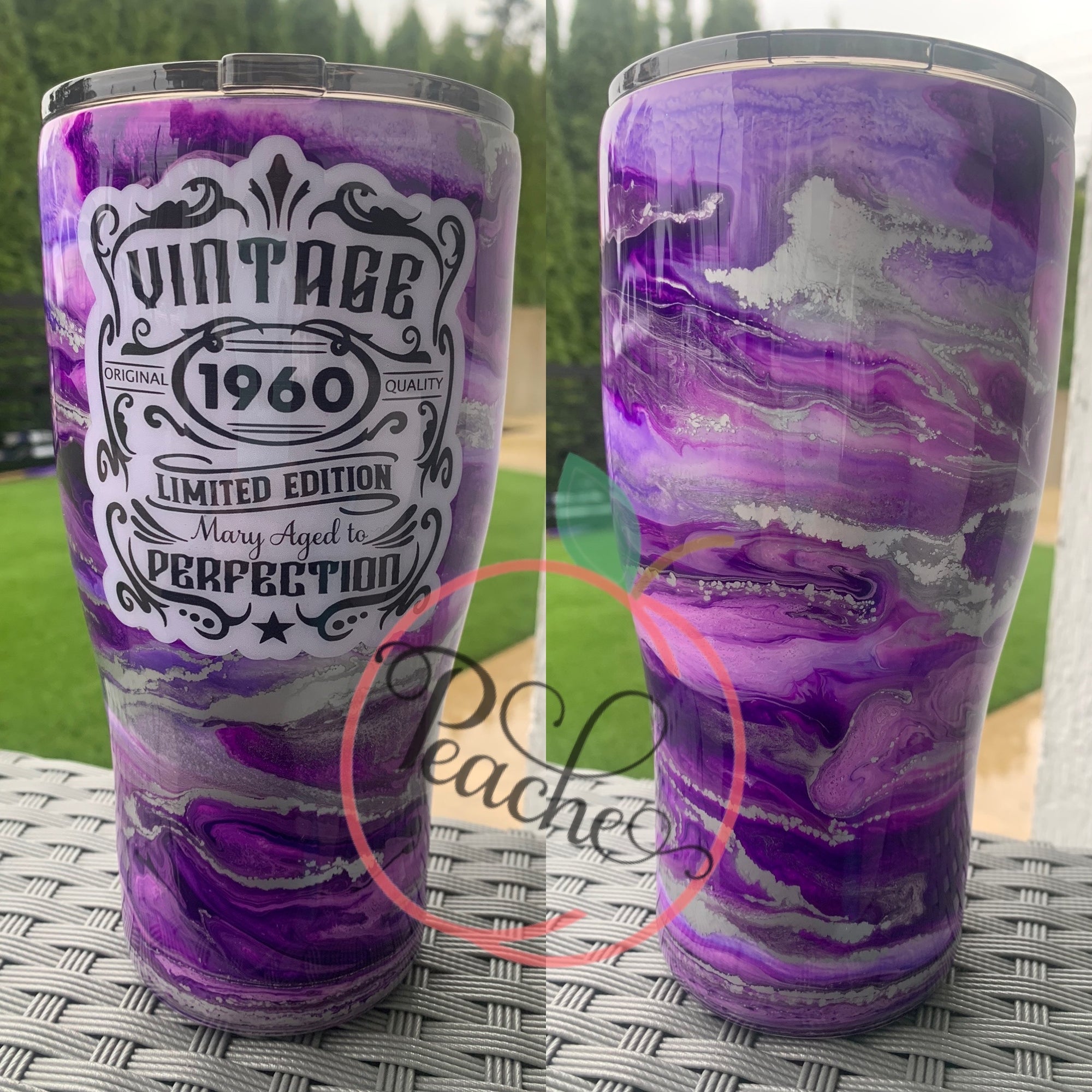 30oz Customizable Epoxy Modern Curve