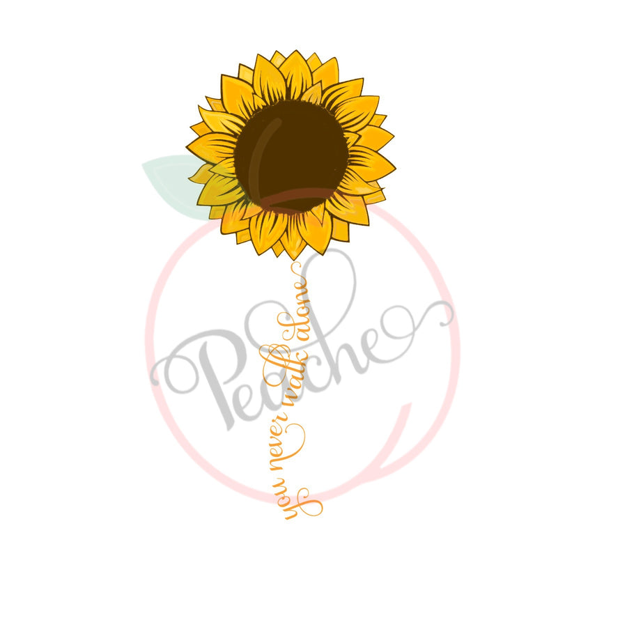 You Never Walk alone Sunflower (PNG)
